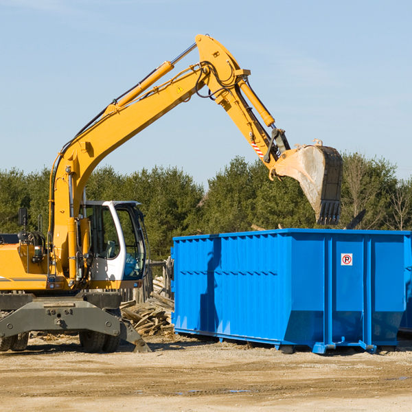 can i choose the location where the residential dumpster will be placed in Union Kansas